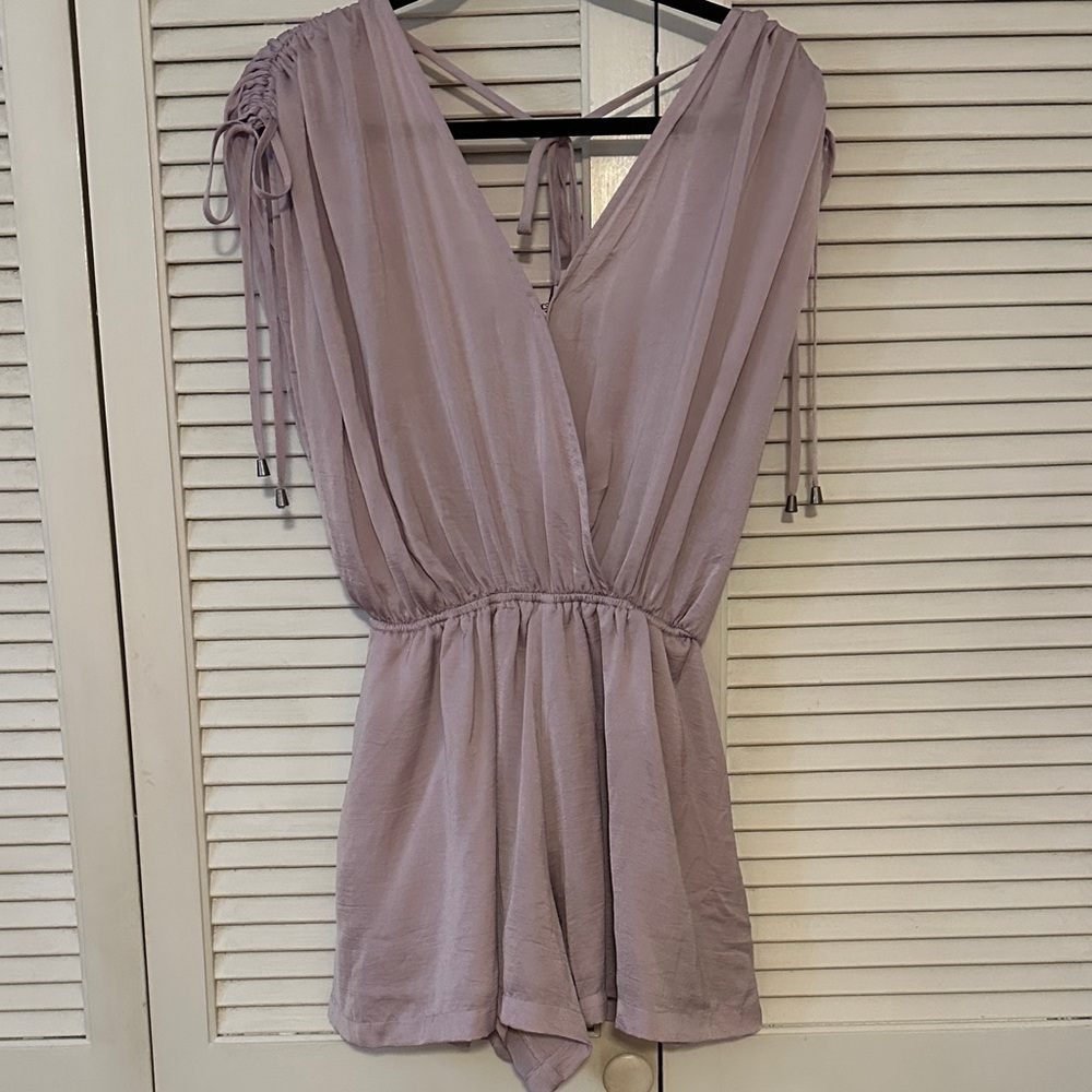 Fate Lilac Sleeveless Romper